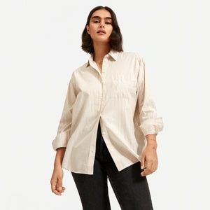 Everlane Silky Cotton Oversized Shirt
